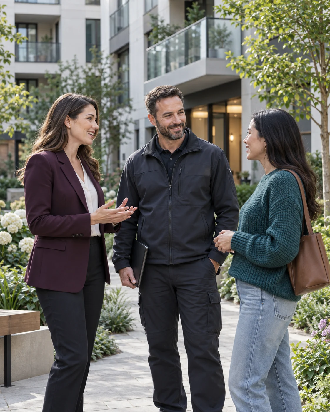 Property professionals reviewing business operations and risk.